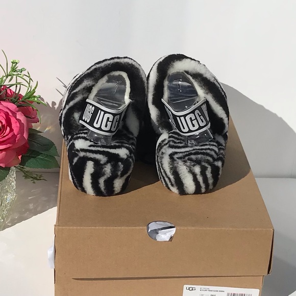 UGG Fluff Yeah Slide Zebra - Picture 6 of 11